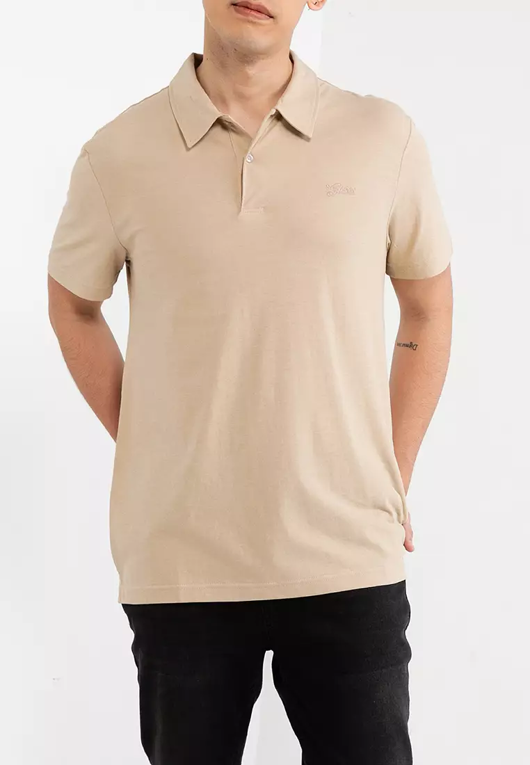 GUESS Small Script Polo Shirt