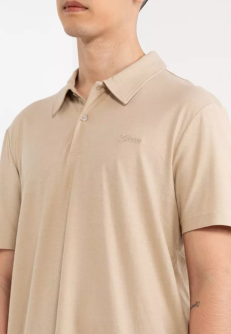 GUESS Small Script Polo Shirt