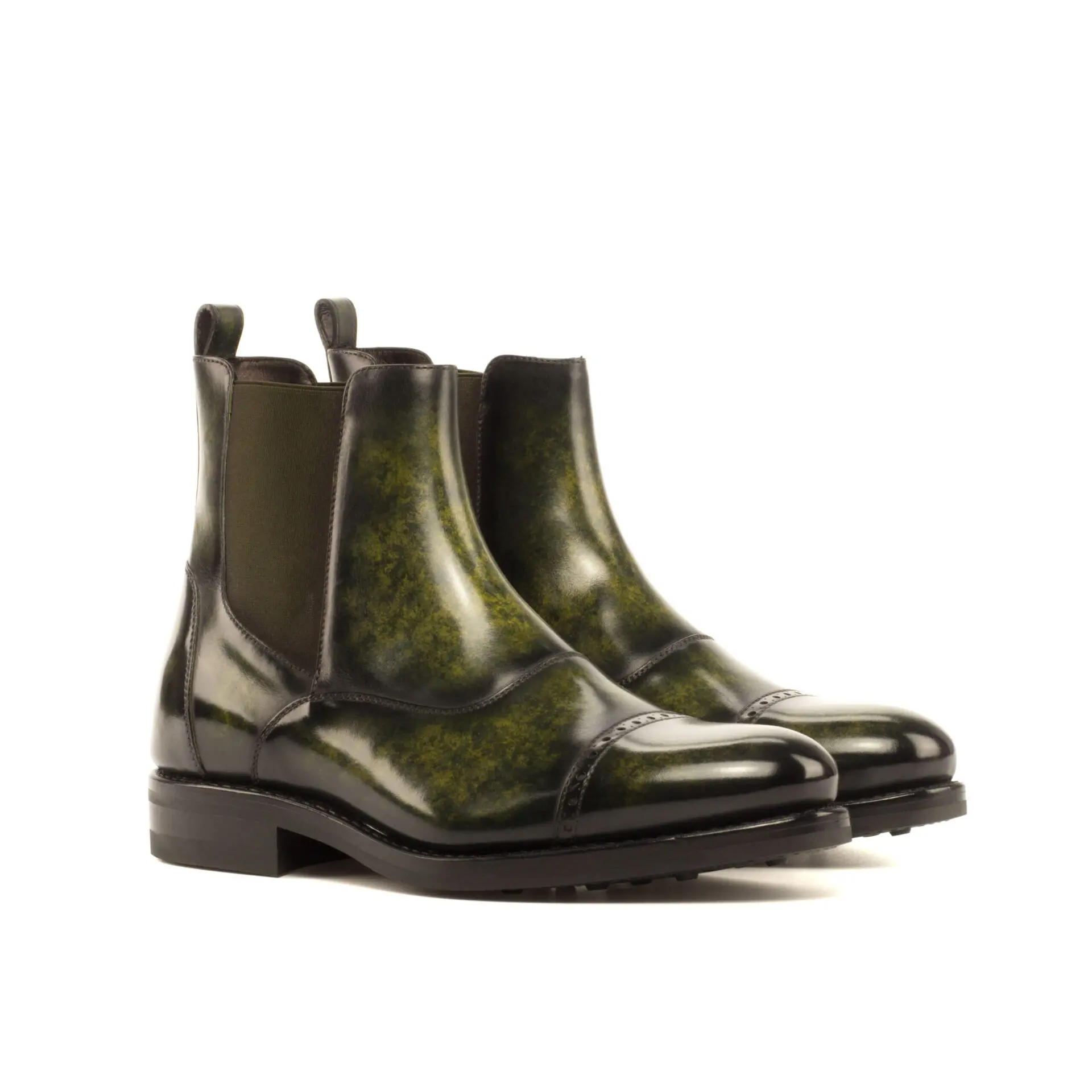 --Hand Made Patina Chelsea Multi Boot-