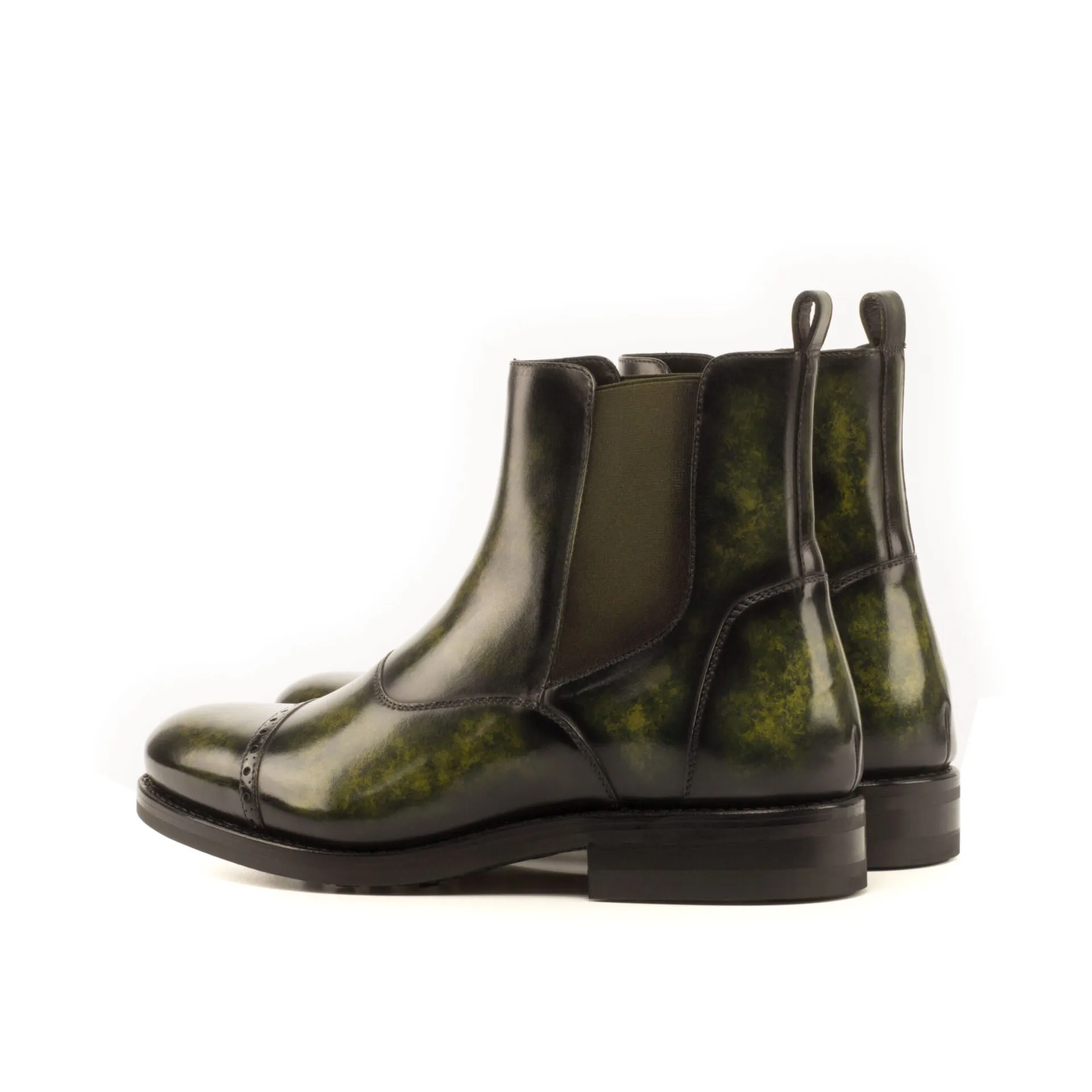 --Hand Made Patina Chelsea Multi Boot-