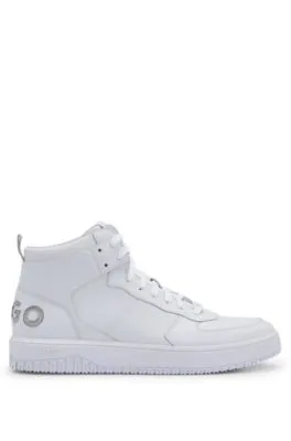 High-top trainers with bubble branding