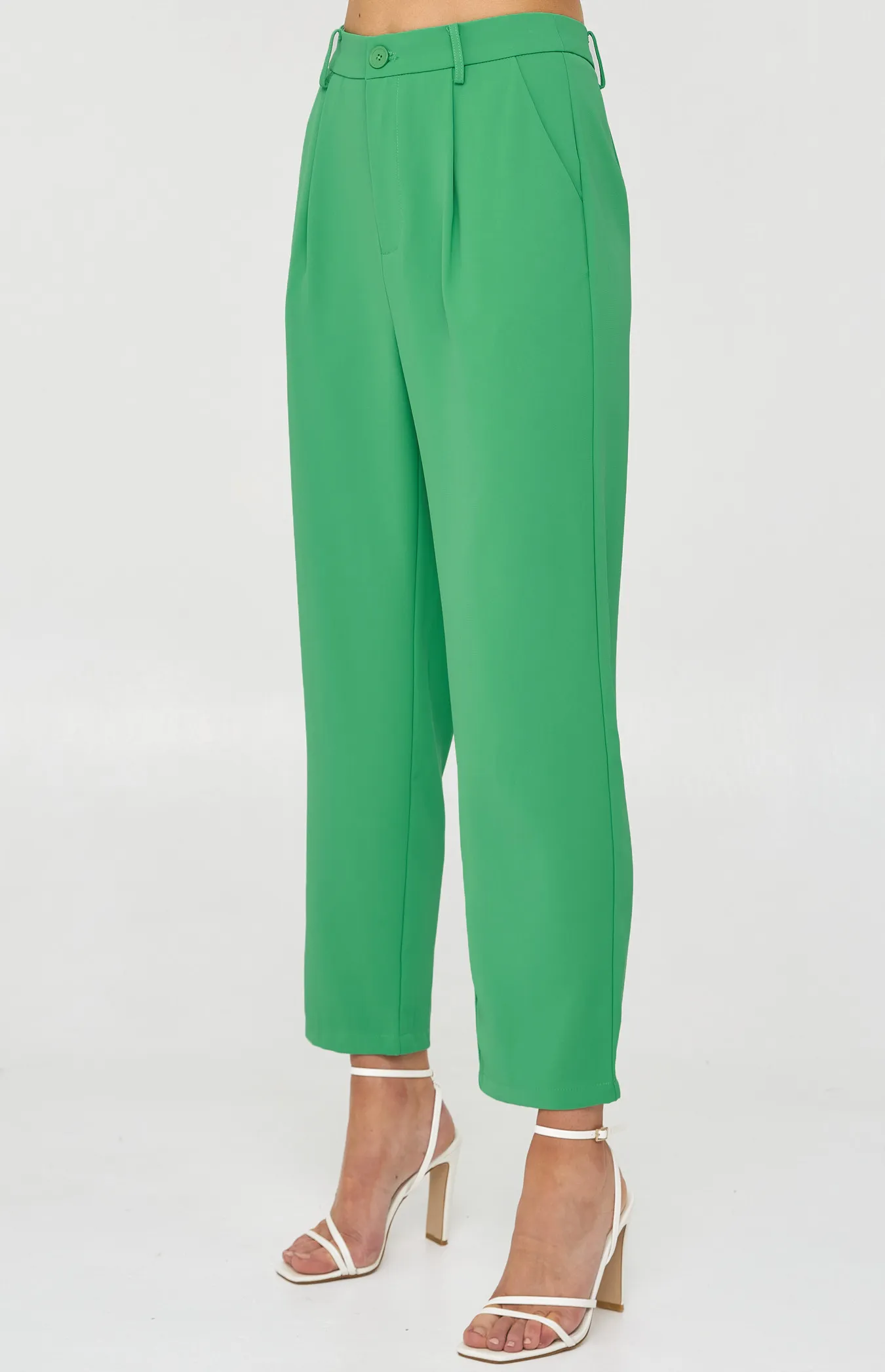 High Waisted Tapered Leg Pants (WPA223B)