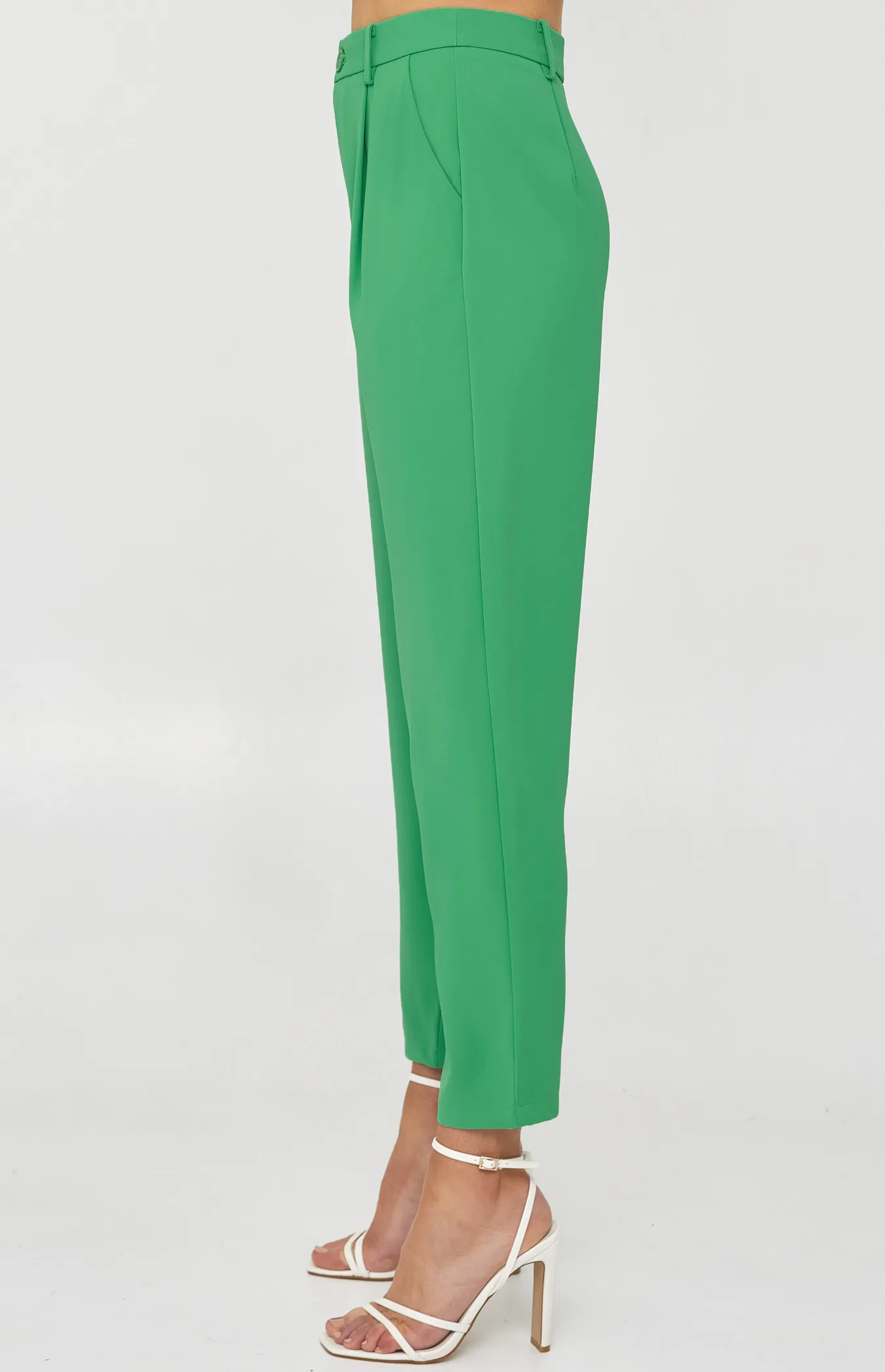 High Waisted Tapered Leg Pants (WPA223B)