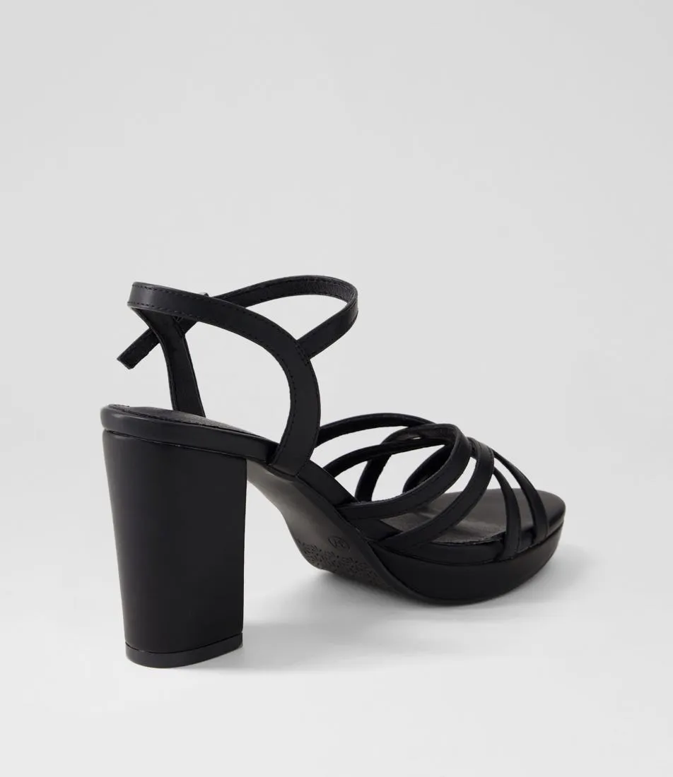 I LOVE BILLY Bomella Black Sandals