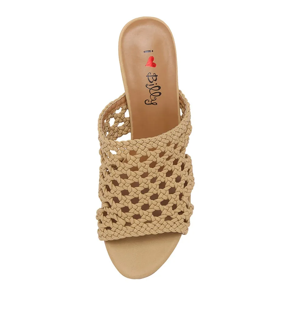 I LOVE BILLY Kariah Camel Sandals