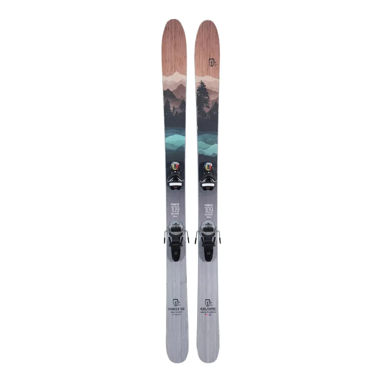 Icelantic Pioneer 109 Skis 2022 - Men's w/ Look Pivot 14 GW Bindings