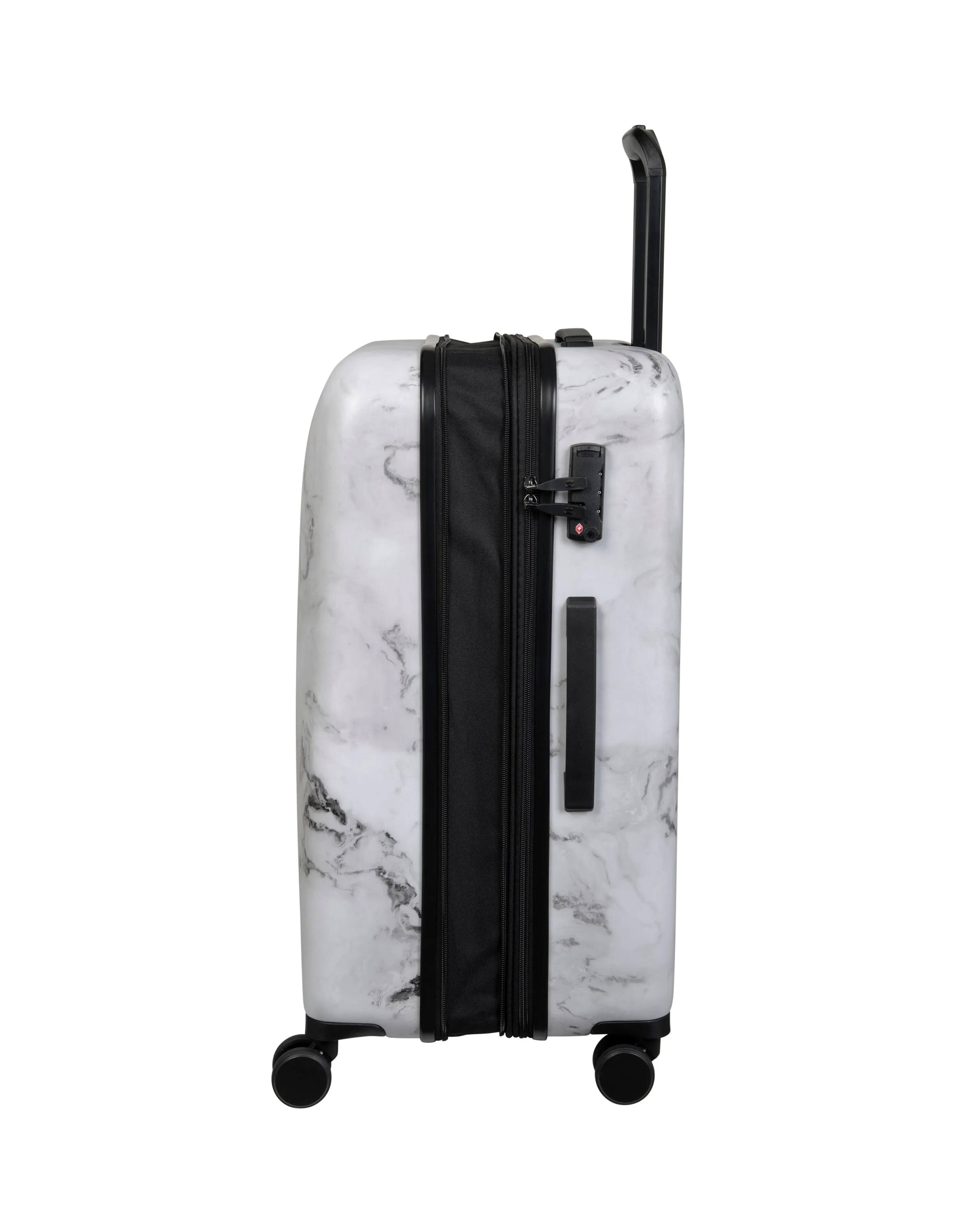 IT Luggage Sheen Greyscale Marble Cabin Suitcase with TSA Lock | Simply Be