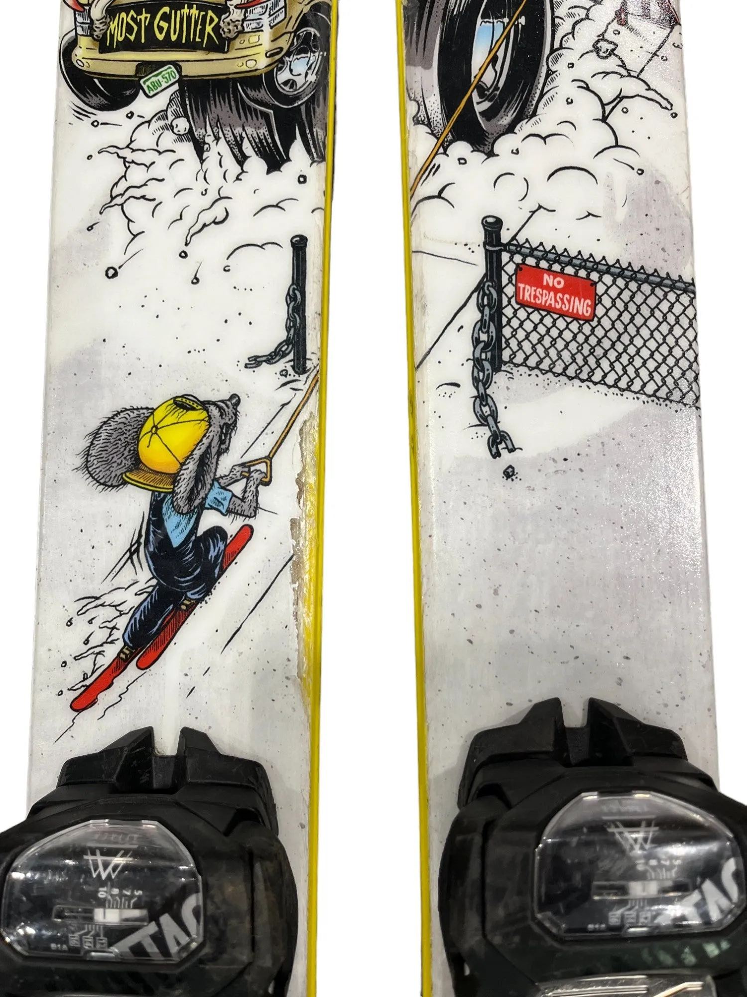 J Skis Allplay Rat Rod Skis with Tyrolia Attack 16 Bindings