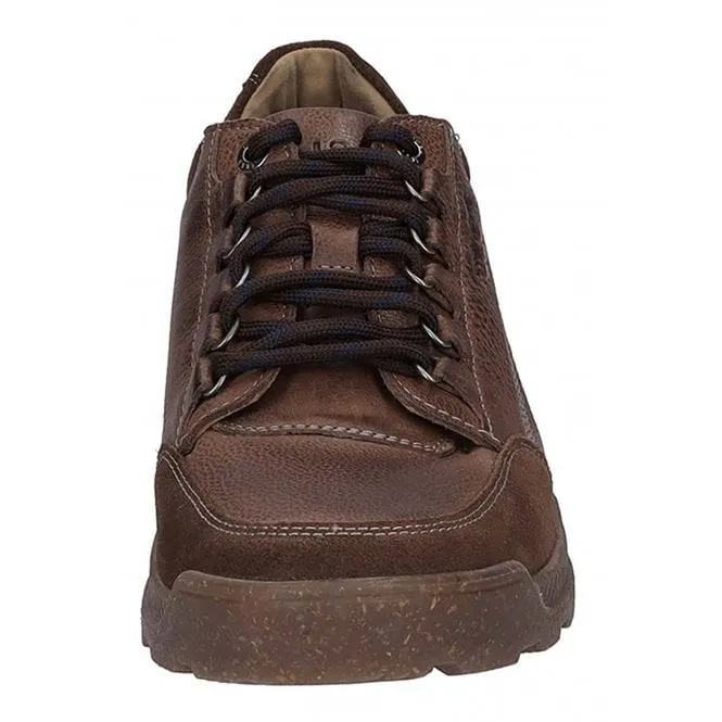 JOSEF SEIBEL  Mens Raymond 01 Brown Leather Trainers 32301 966 300