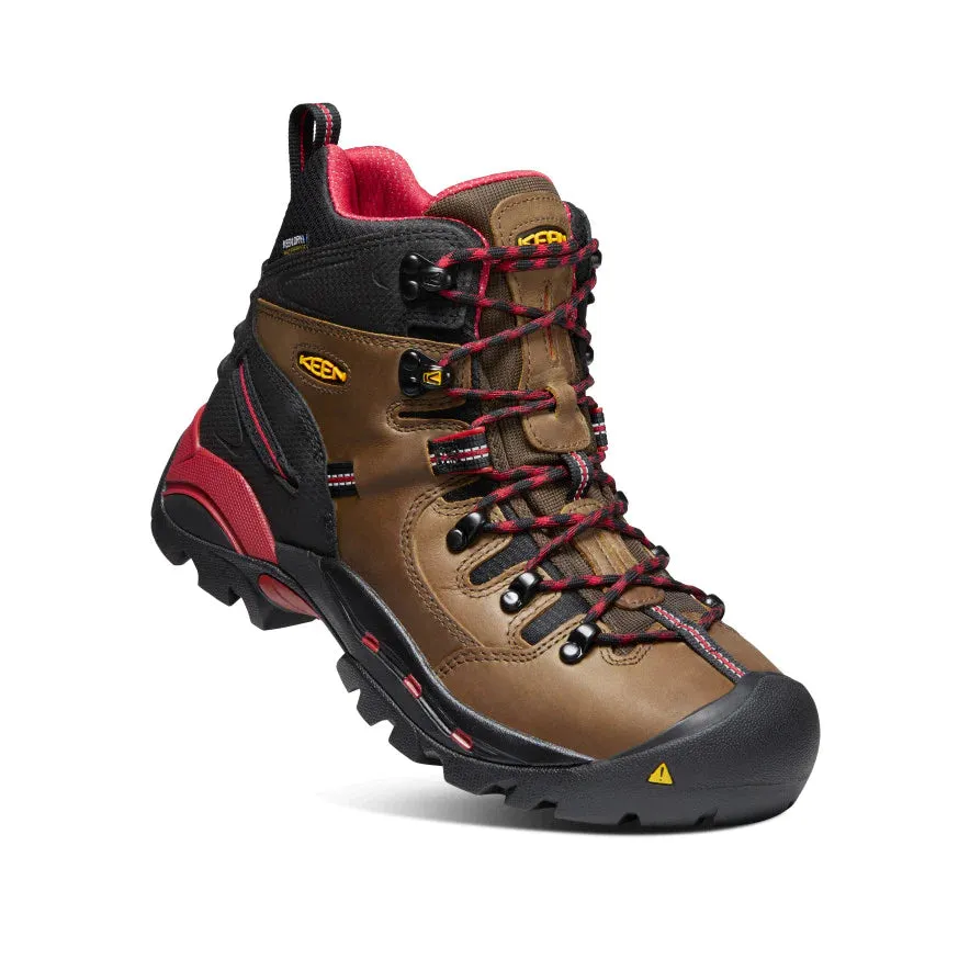 Keen Men's Pittsburgh 6 Waterproof Boot (Steel Toe) 11EE Bison