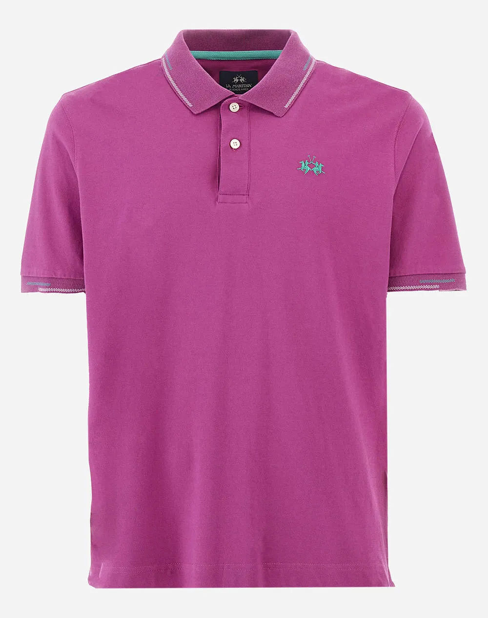 LA MARTINA POLO SHIRT MAN POLO S/S PIQUET STRETCH