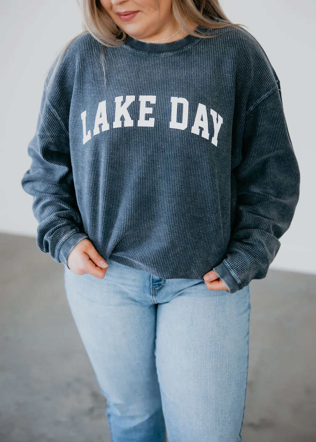 Lake Day Corded Pullover