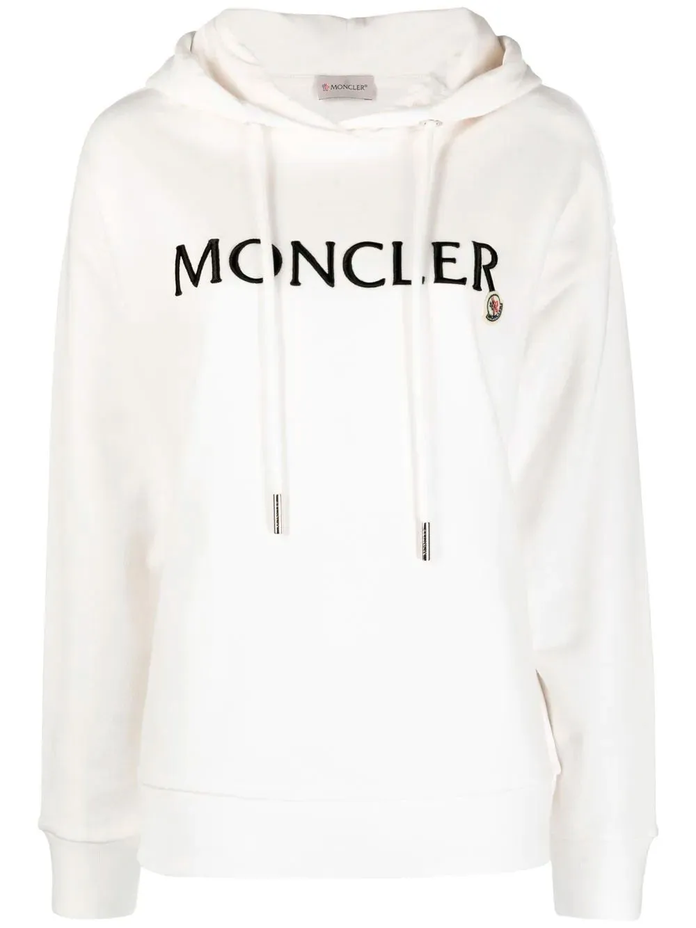 Logo-embroidered hoodie