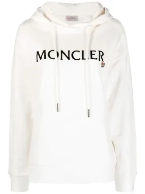 Logo-embroidered hoodie