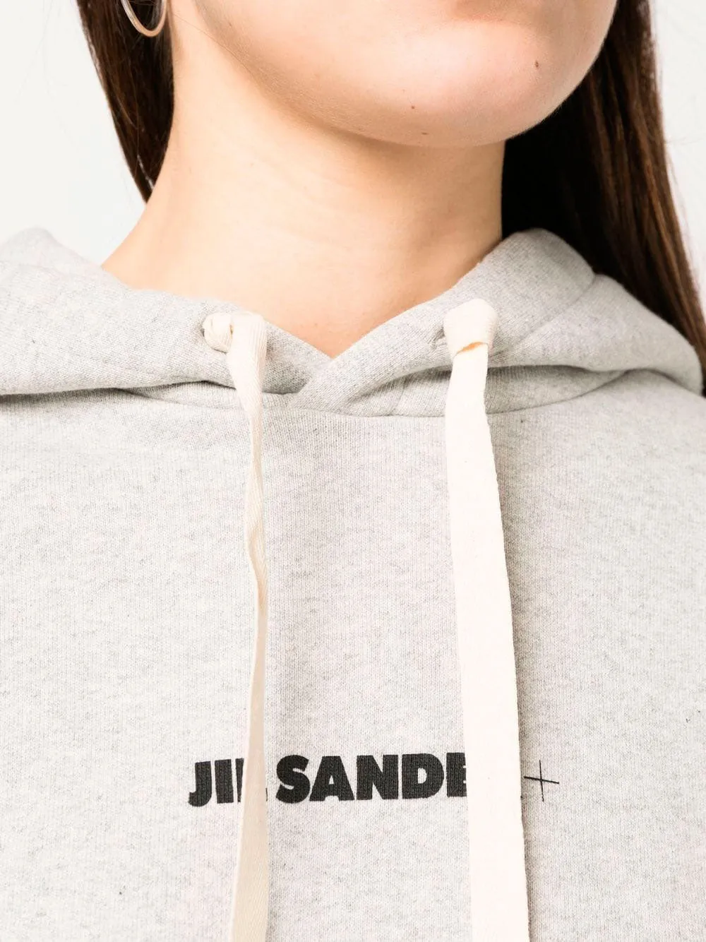 Logo-print cotton hoodie