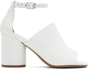 Maison Margiela White Tabi Heeled Sandals