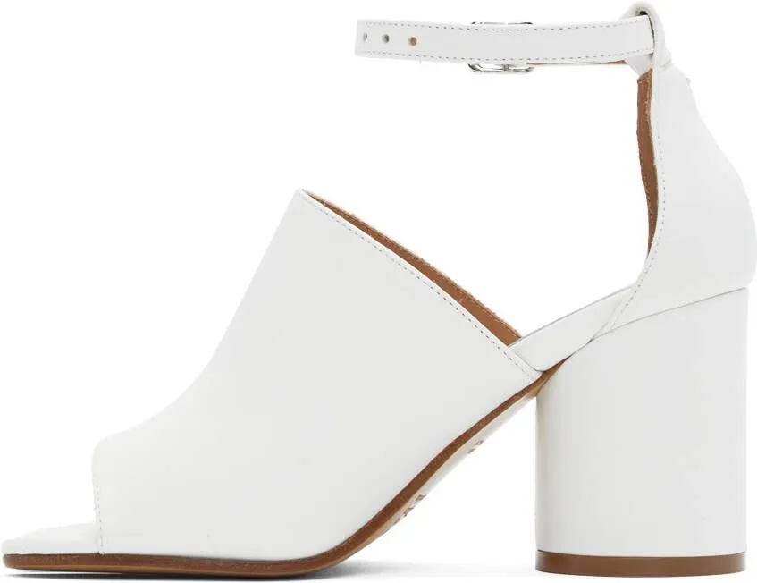 Maison Margiela White Tabi Heeled Sandals