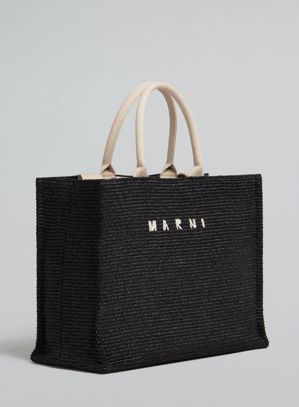 MARNI | Large Raffia Basket Tote