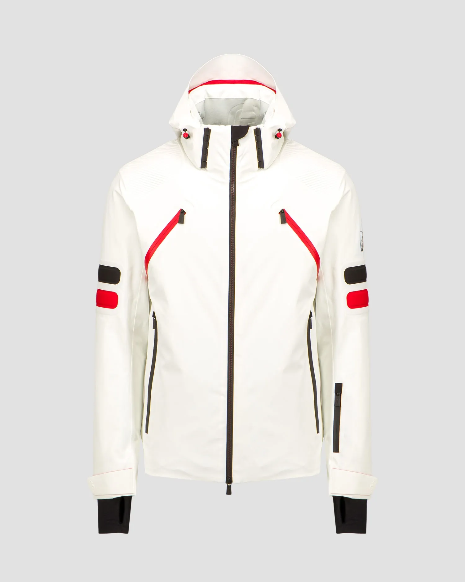 Men's white ski jacket Toni Sailer Leon 331126-201