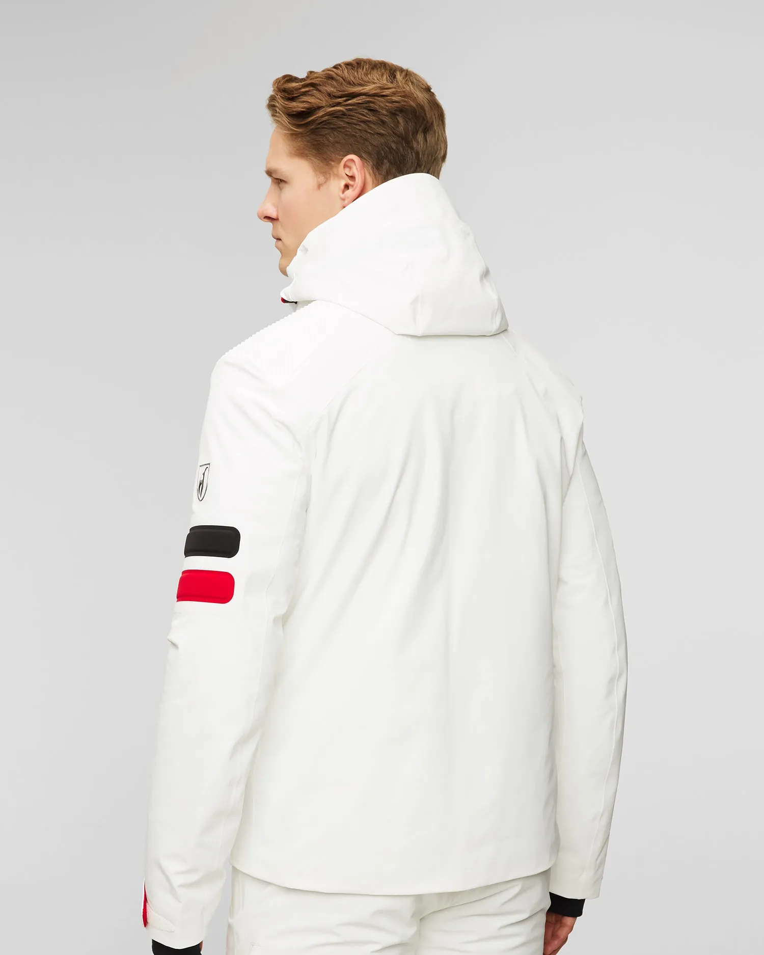 Men's white ski jacket Toni Sailer Leon 331126-201