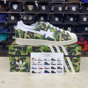 Mens Adidas Superstar 80s Bape "ABC Camo"