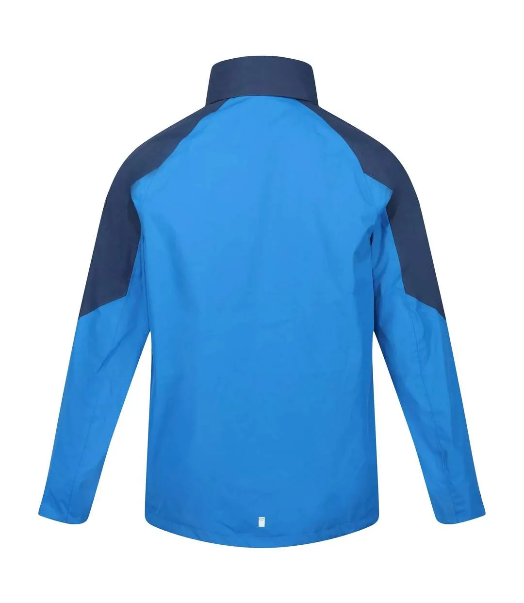 Mens calderdale iv waterproof softshell hooded walking jacket pacific green/admiral blue Regatta