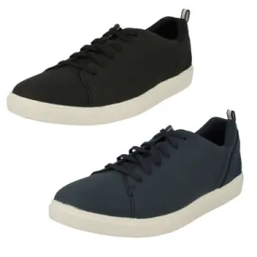 Mens Clarks Casual Trainers Step Verve Lo