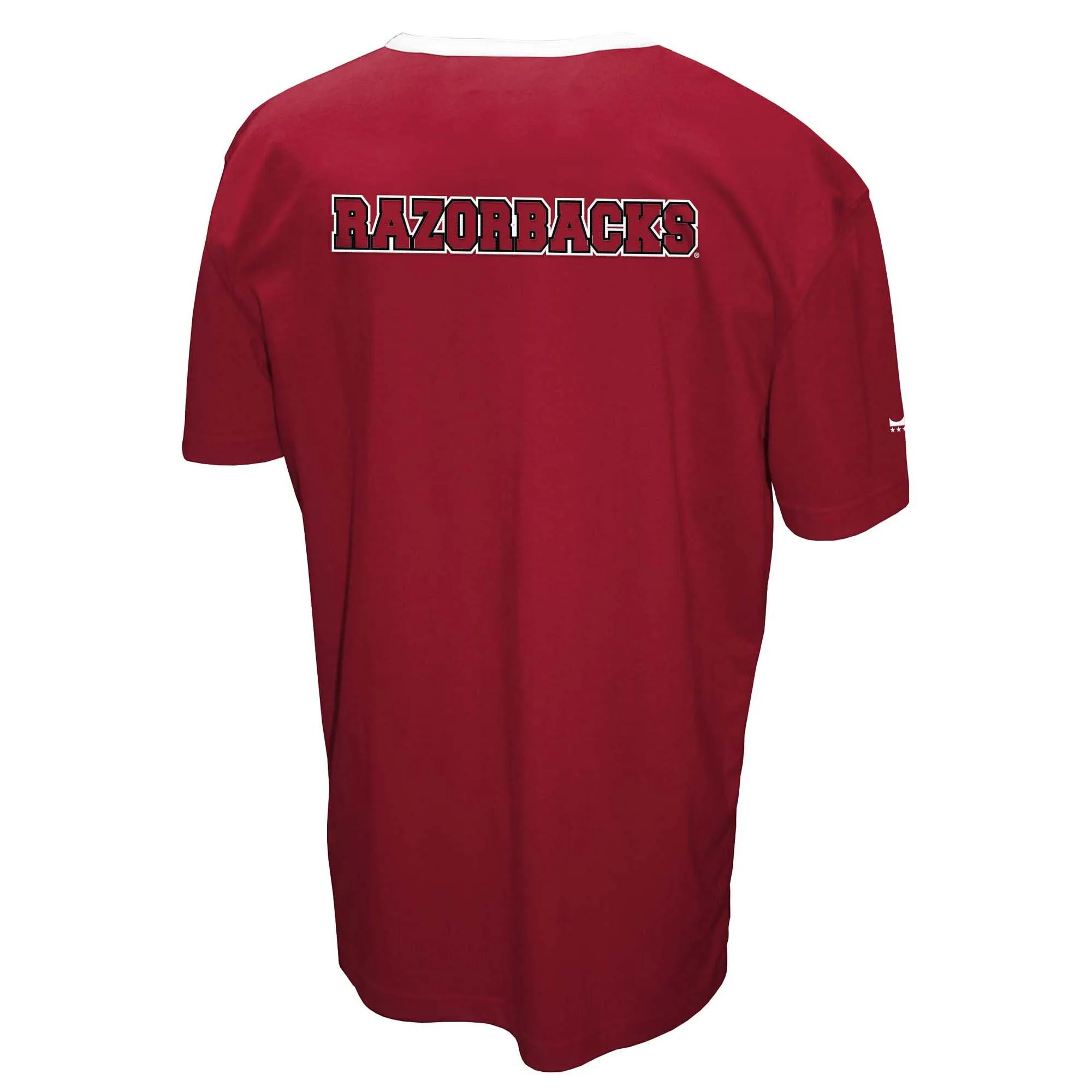 Men's Franchise Club Cardinal Arkansas Razorbacks 3-in-1 Double-Down T-Shirt & Quarter-Zip Pullover Set