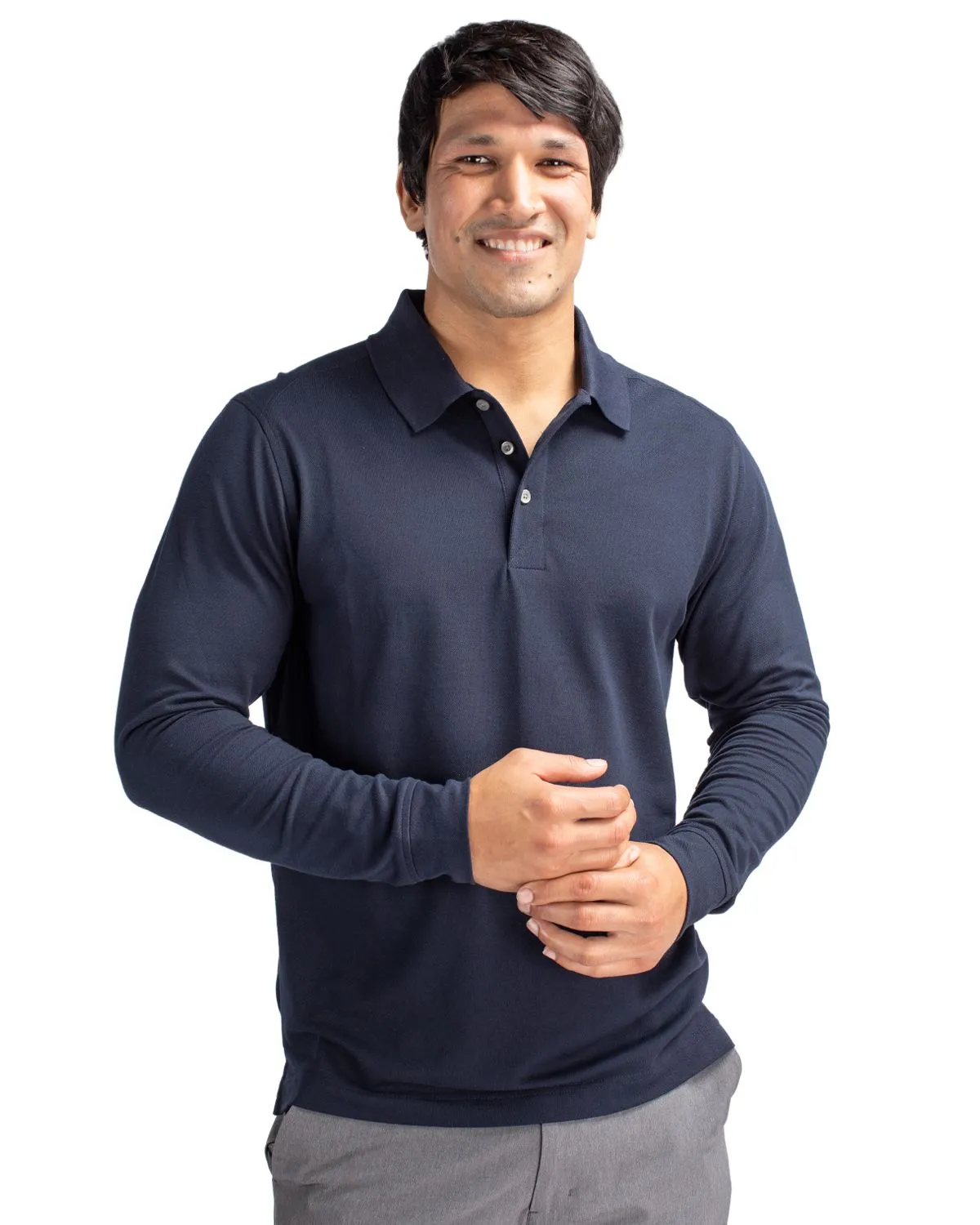 Men’s Long Sleeved Advantage Polo