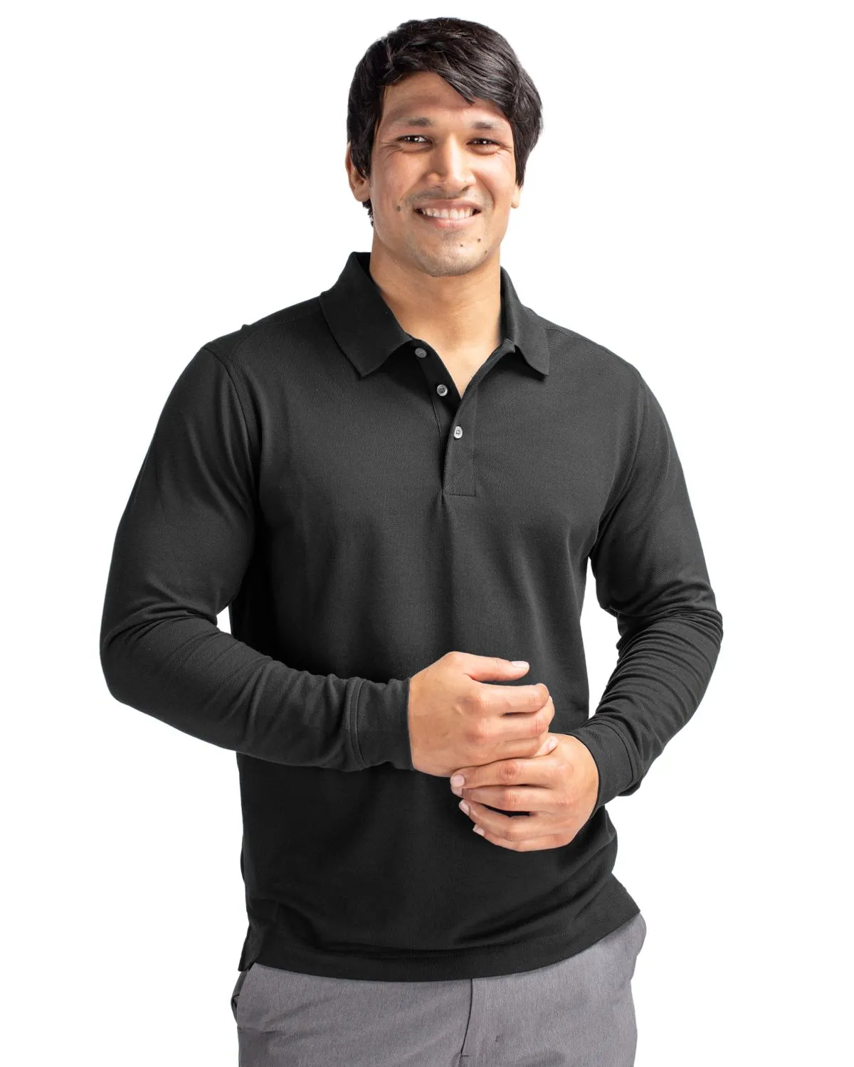 Men’s Long Sleeved Advantage Polo