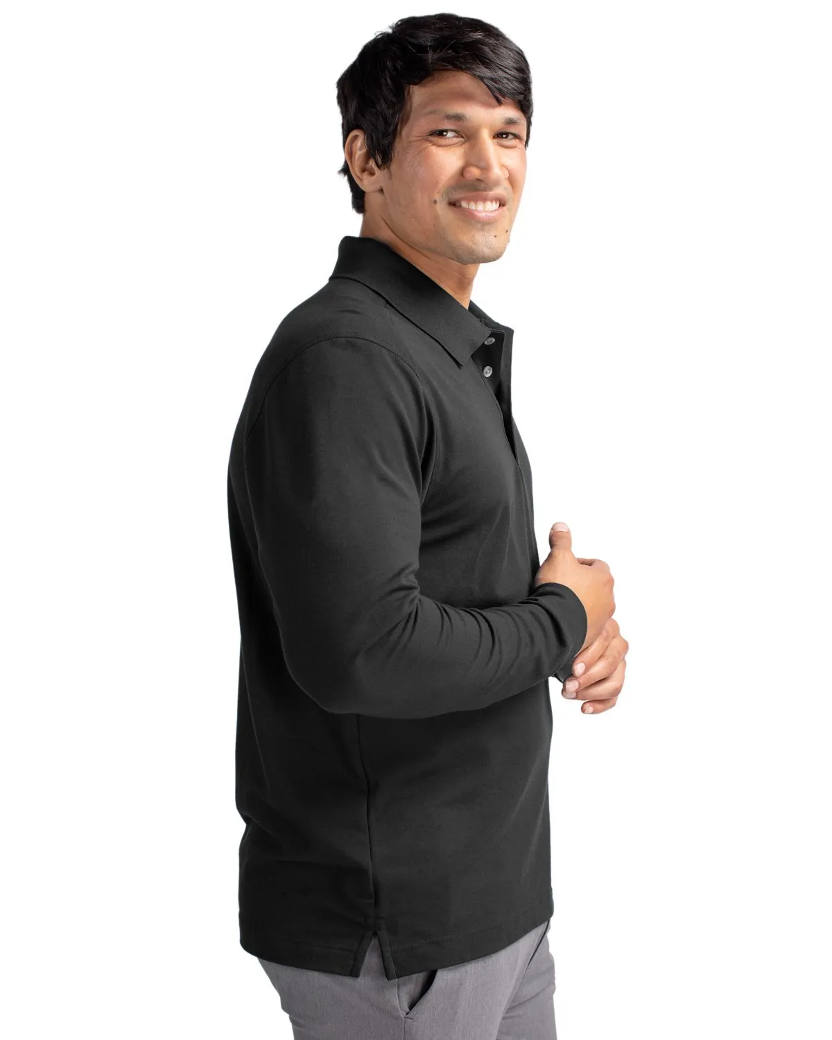 Men’s Long Sleeved Advantage Polo