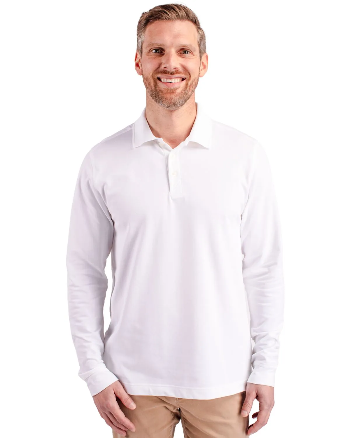 Men’s Long Sleeved Advantage Polo