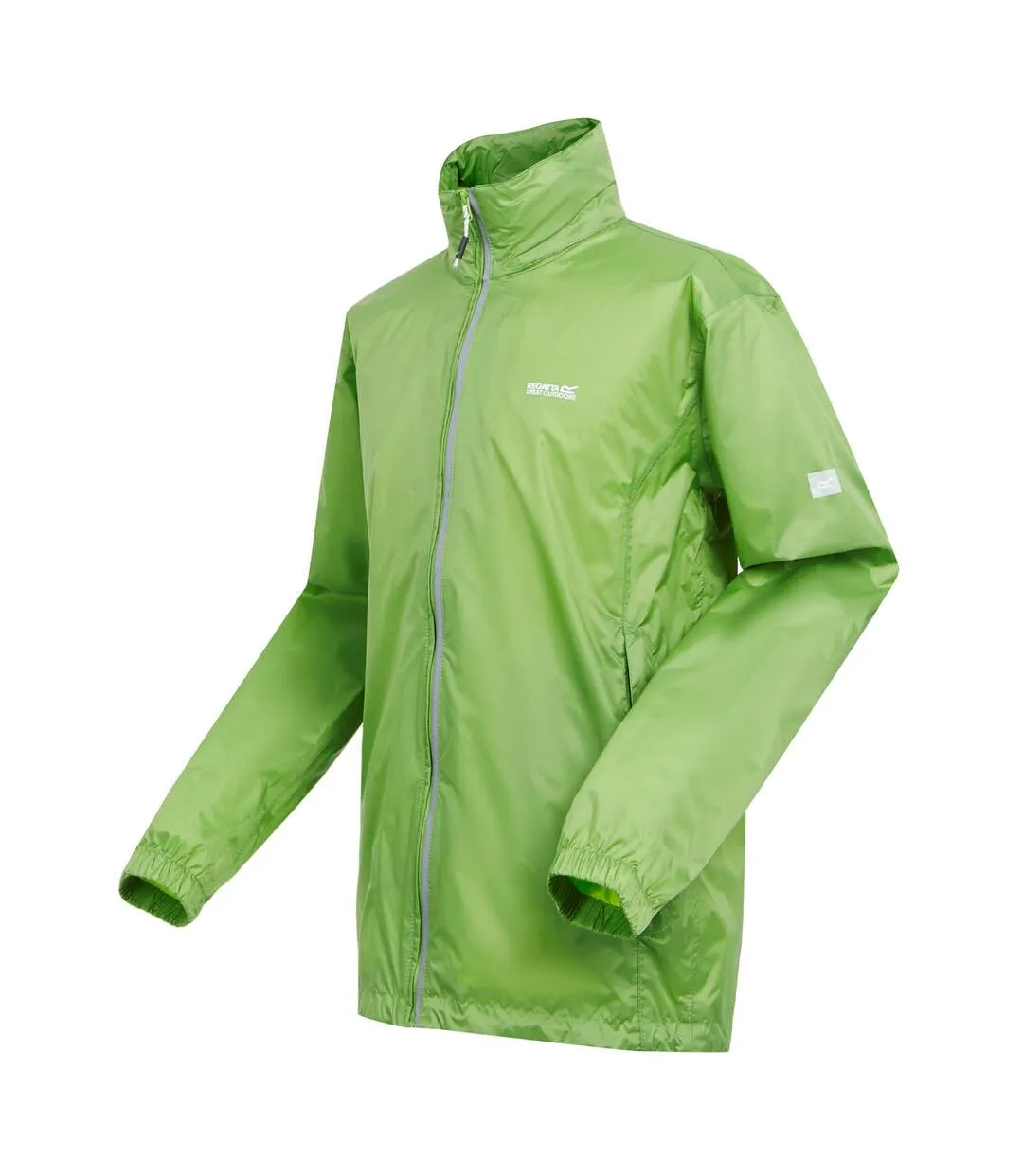 Mens lyle iv waterproof hooded jacket piquant green/citron lime Regatta