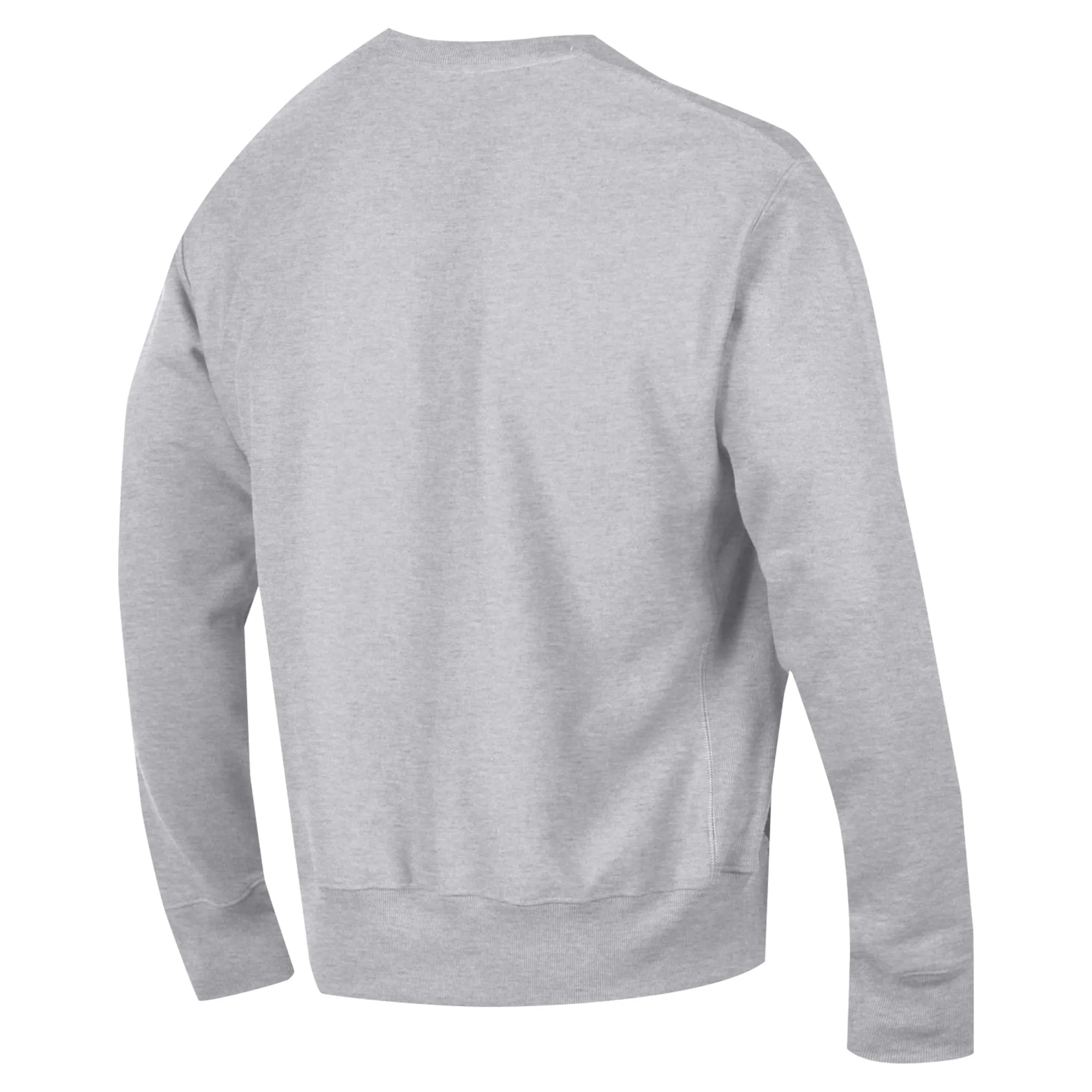 Men's Champion Heather Gray Georgia Bulldogs Vault Late Night Reverse Weave Pullover Sweatshirt