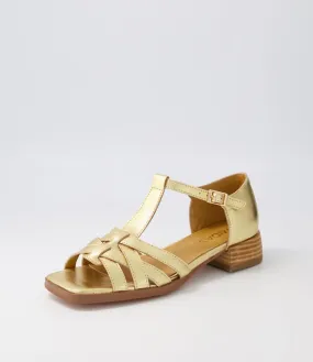 MIDAS Hammand Old Gold Leather Sandals