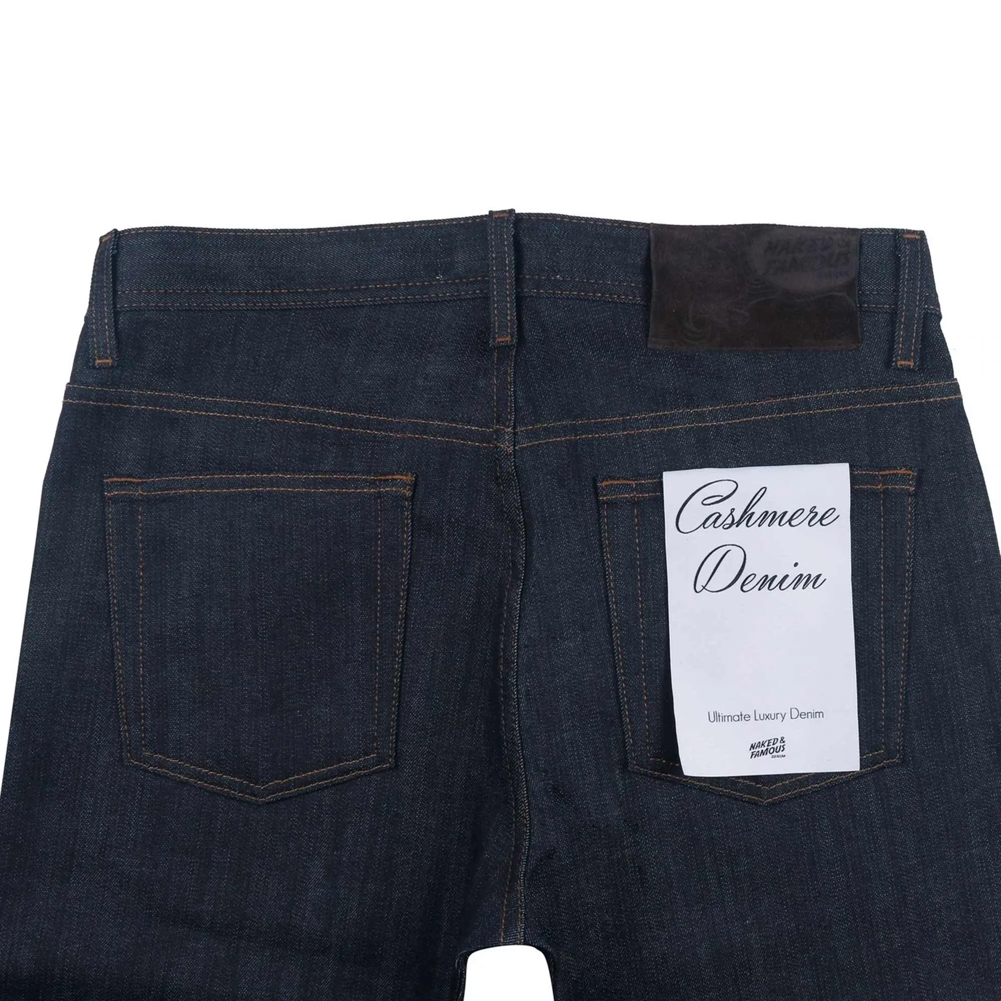 Naked and Famous Denim Weird Guy Cashmere Stretch Blend Denim Jeans - Indigo