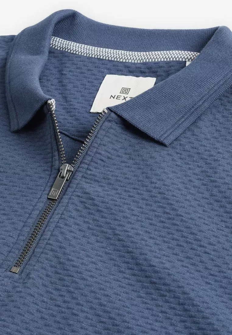 NEXT Textured Polo Shirt