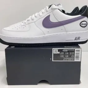 Nike air force 1 low hoops white canyon purple