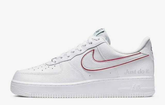 Nike air force 1 low just do it white red