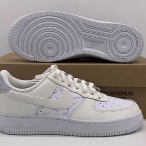 Nike air force 1 low mini checks white sail