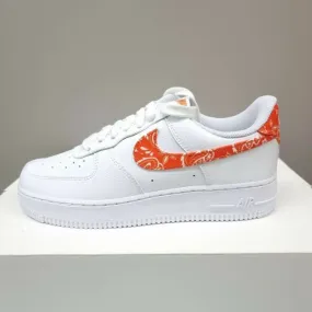 Nike air force 1 low orange paisley