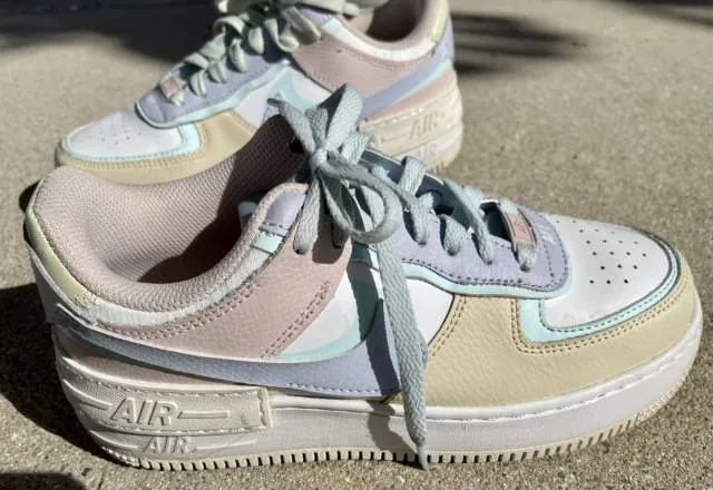 Nike air force 1 shadow pastel summit white/ glacier blue -foss