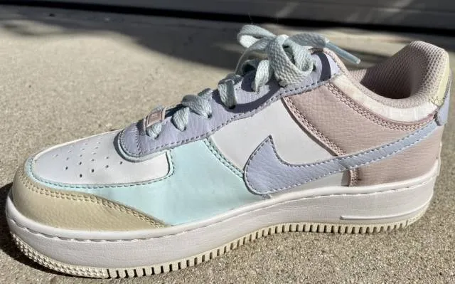 Nike air force 1 shadow pastel summit white/ glacier blue -foss