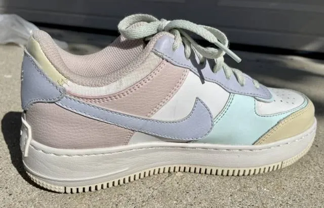 Nike air force 1 shadow pastel summit white/ glacier blue -foss