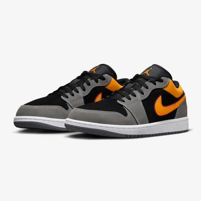 Nike air jordan 1 low se (vivid orange/ grey/ black/ vivid orange/ light graphite/ cardinal red/ whi