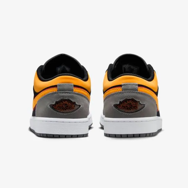 Nike air jordan 1 low se (vivid orange/ grey/ black/ vivid orange/ light graphite/ cardinal red/ whi