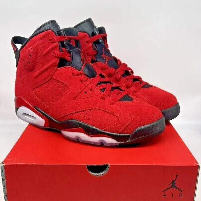 Nike air jordan 6 retro toro bravo varsity red black