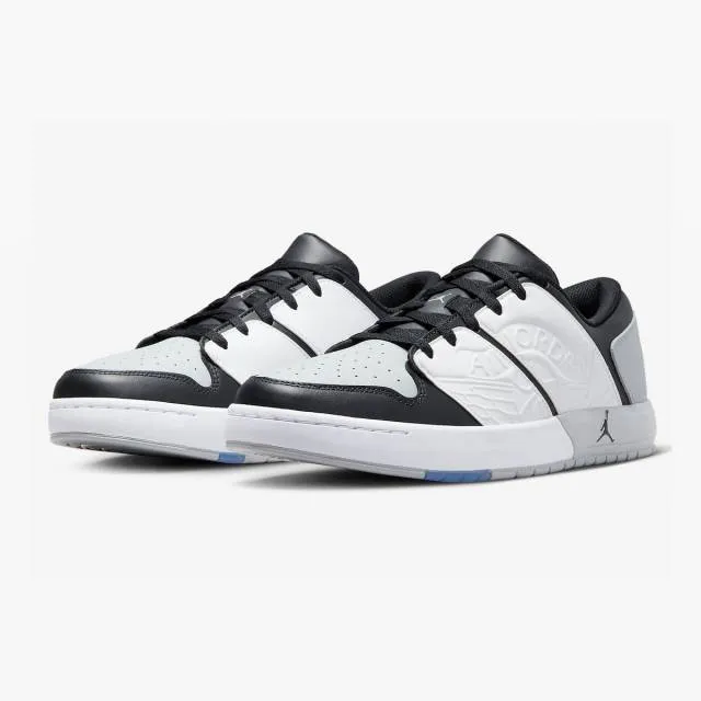 Nike air jordan nu retro 1 low (light smoke grey/ white/ light smoke grey/ varsity red/ black) men u