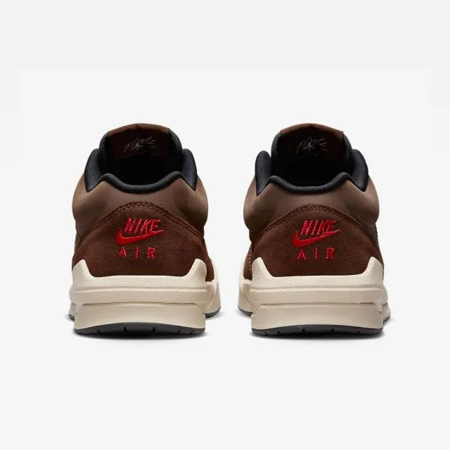 Nike air jordan stadium 90 (cacao wow/ brown/ cacao wow/ black/ university red/ sanddrift) men us 8-