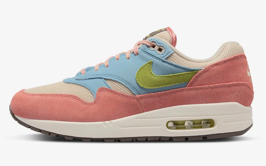 NIKE AIR MAX 1 LIGHT MADDER ROOT WORN BLUE